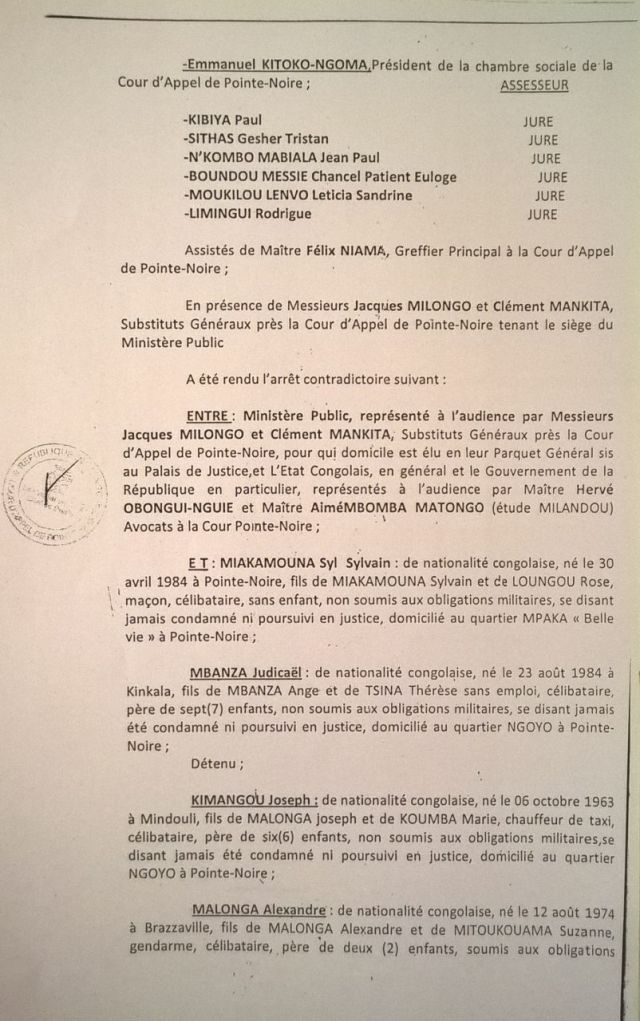 1. Arret 7 Avril 2014 - emprisonnement CDRC