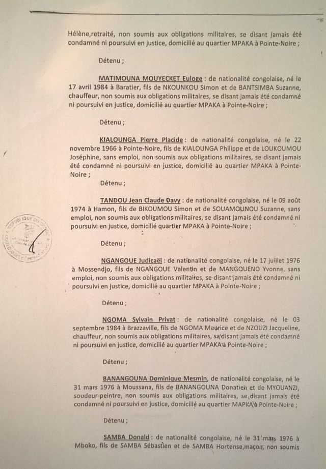 4. Arret 7 Avril 2014 - emprisonnement CDRC