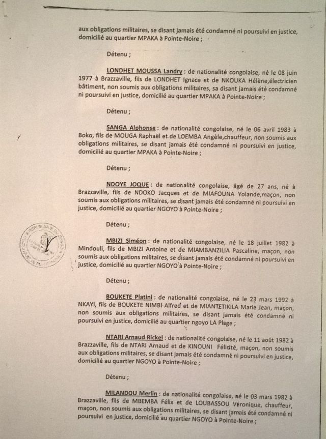 5. Arret 7 Avril 2014 - emprisonnement CDRC