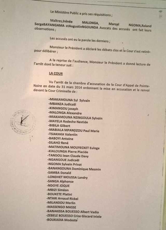 7. Arret 7 Avril 2014 - emprisonnement CDRC