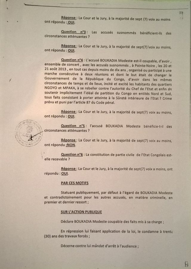 9. Arret 7 Avril 2014 - emprisonnement CDRC